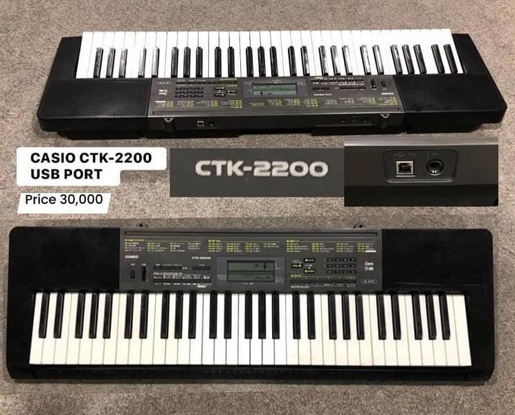 Casio Casiotone CT-620 Yamaha keyboards and Piano available 3