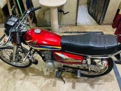 Honda 125 red colour urgent sale