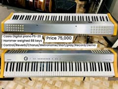 Casio Digital piano PS-20 Hammer weighed 88 keys