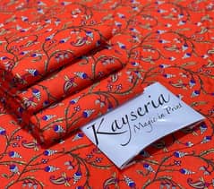 (kayseria)unstitched khaddar 2PC for sale