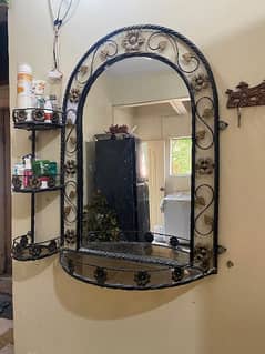 iron wall mirror