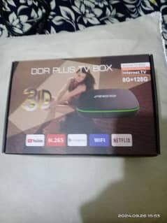 8k android tv box in affordable price 1 week used