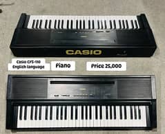 Casio CPS-110 piano English language keybaord