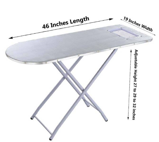 Foldable and Adjustable Iron Table 0