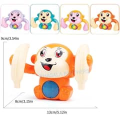 musical Dancing And Rolling Monkey Toy For Kids