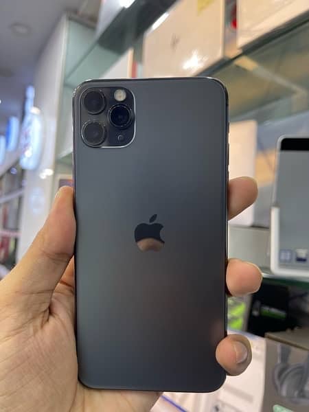 I phone 11 pro max single pta approved 0