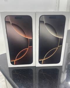 iPhone 16 pro max desert titanium  jv 256gb and 512gb 0