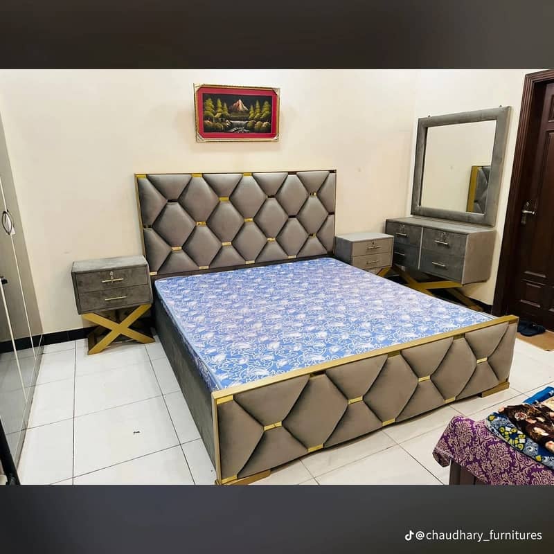 Poshish bed\Bed set\double bed\king size bed\single bed 17