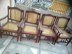 Wooden best Quality chairs With brown polish 0