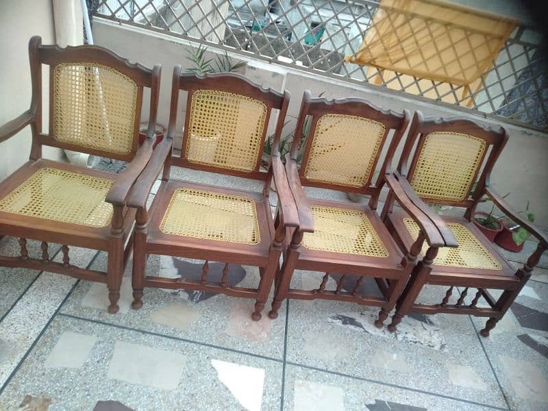 Wooden best Quality chairs With brown polish 1