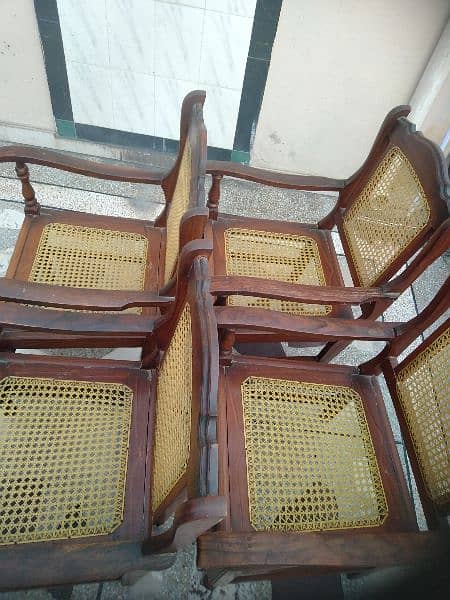 Wooden best Quality chairs With brown polish 4