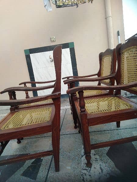 Wooden best Quality chairs With brown polish 5