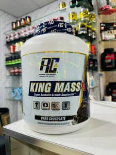 Nutrition fuel offer 100%orignal king mass with shaker and tshirt