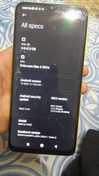 Poco M3 4+2Ram 128 rom dual sim official Pta approved with box 8