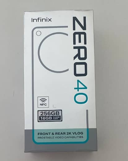 75,000 Infinix Zero 40 4G - Box Packed - 2 Equal amount on Installment 1