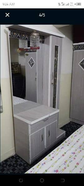 Bed Room Sets (Lamination) Grey Color 3