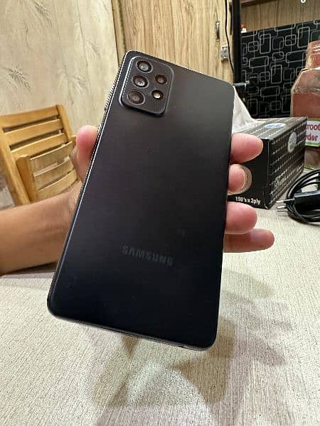 i want sale my samsung galaxy a52 mobile finger 50 taok 3