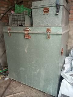 full size iron trunk