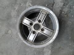 13 inches Alow rim