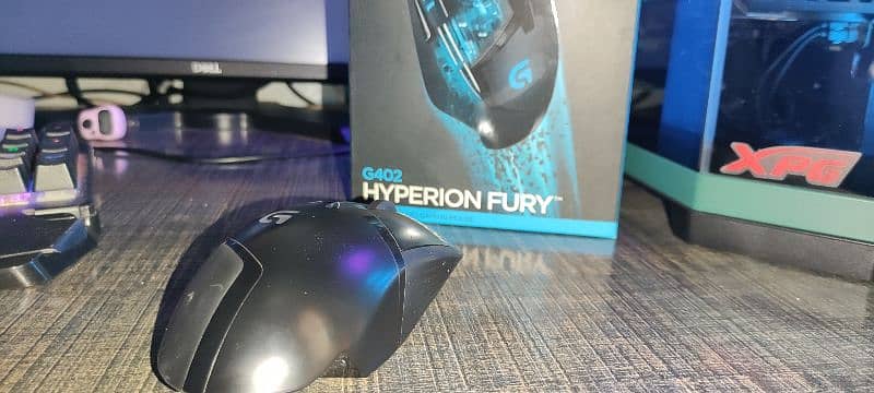 Logitech G402 Hyperion Fury FPS Gaming Mouse With RGB Keyboard 1