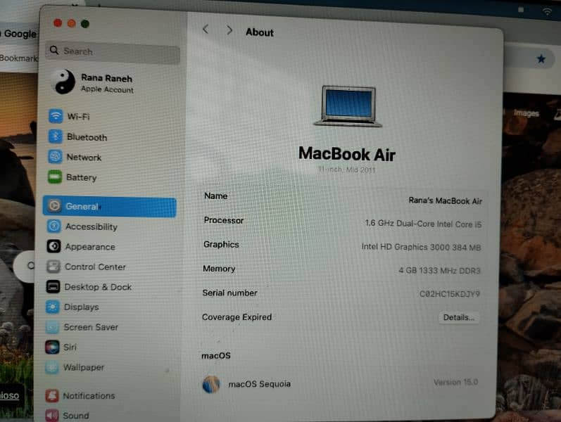 MacBook Air 11 5