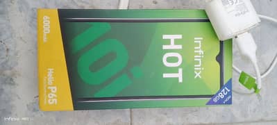 Infinix hot 10 i 4/128 Orginal Charger aor Box  03186118483