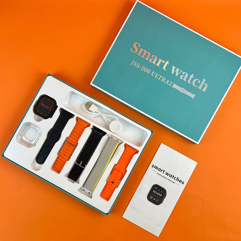 Multi Strap Smart watch Ultra 7 in 1 Y80 Smart watch Y 57 ultra 2 3