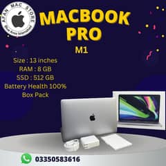 Macbook pro M1 13inches 8gbram/512ssd