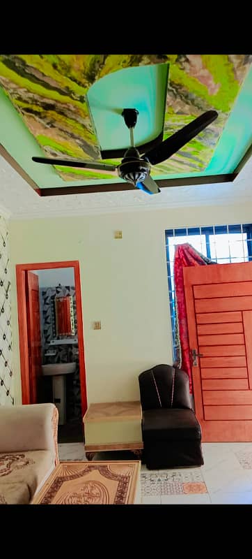 Ghouri town pH 5a dubl story house for rent water supply electric available 5