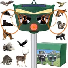 Solar Animal Pest Solar Motion Activated  Outdoor Yard Powerfu