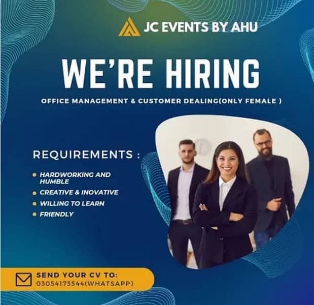 EVENT BOOKINGS MANAGER(ONLY FEMALE ) 0