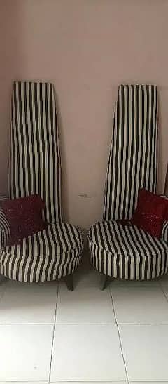 coffee chair / high back chair / long chair with cushions