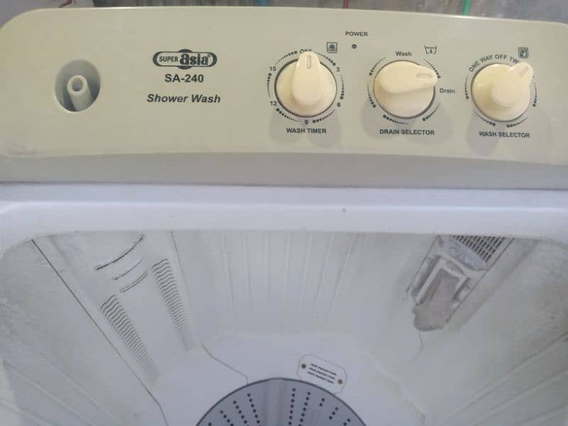 super Asia full size washing machine very good condition 3