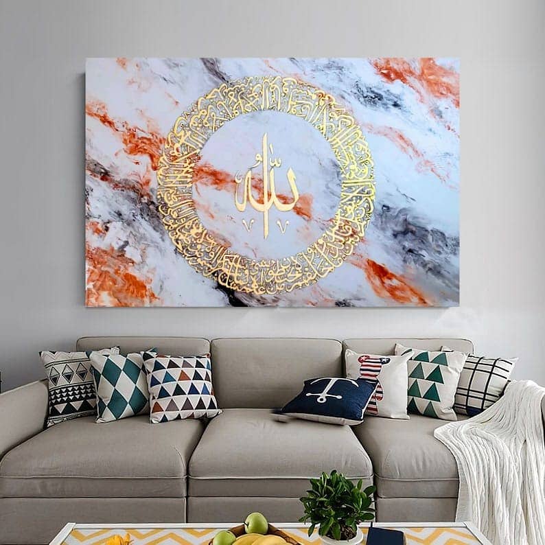 Islamic calligraphy painting | Handmade painting on canvas home decor 12