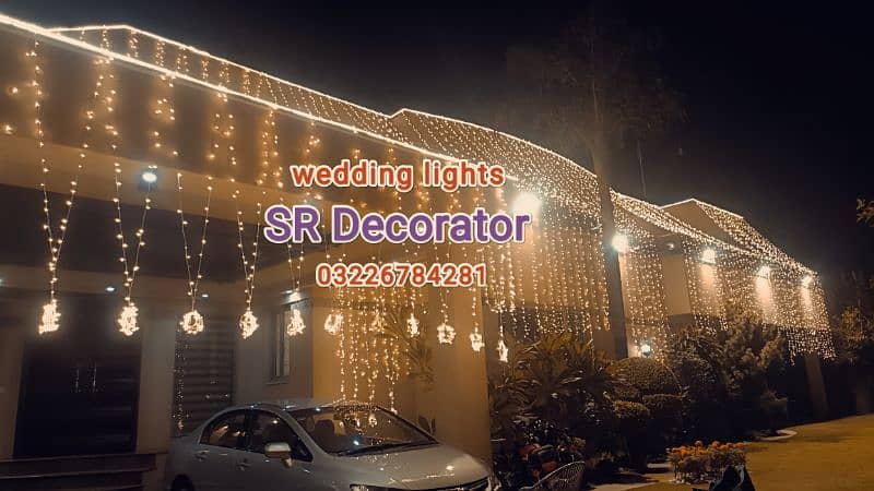 Decor, wedding house, Fairy lights decor, Items. 1