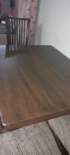 Wooden Dining Table with 4 chairs 2