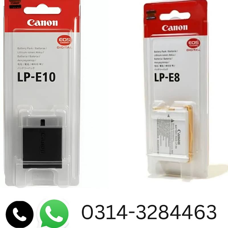 Canon Battery For EOS Digital Cameras Rechargeable 0