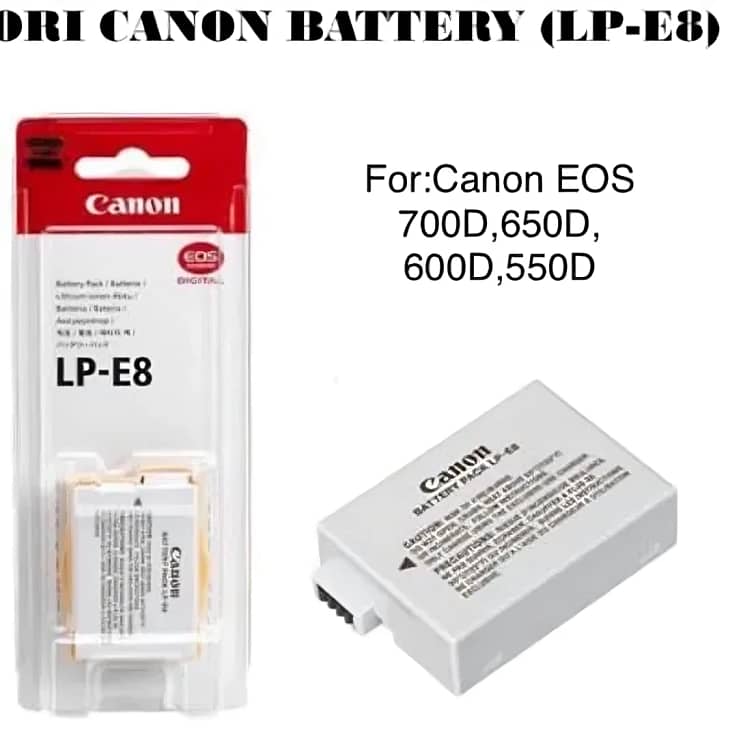 Canon Battery For EOS Digital Cameras Rechargeable 4