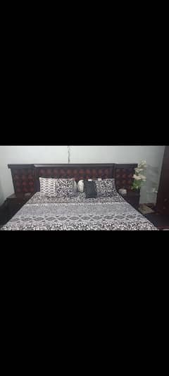 King size bed with mattress