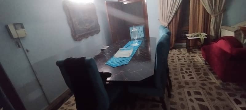 dinning table with sofa chairs 1