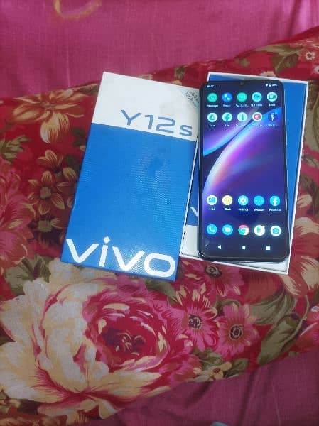 Vivo y12s 3GB 32GB With Box No Open No Repair Urgent Sell Need Cash 3