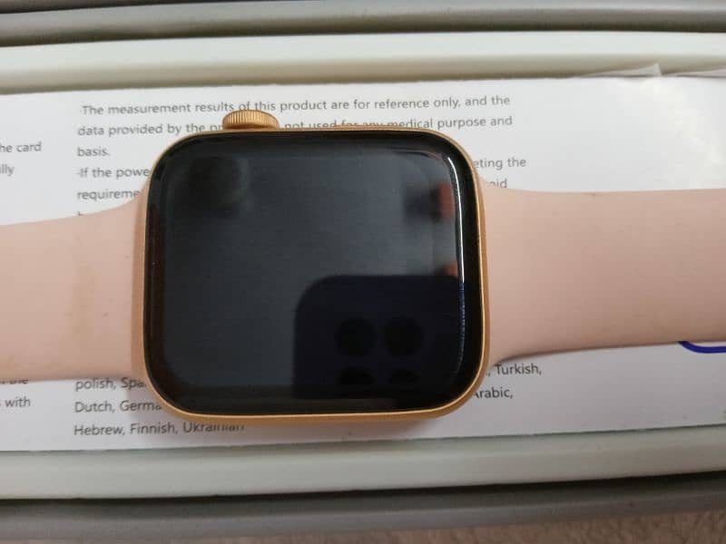 smart watch with charger and box 4