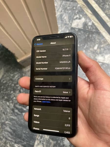 iphone x 256gb non pta (exchange posible) telenor sim working 1