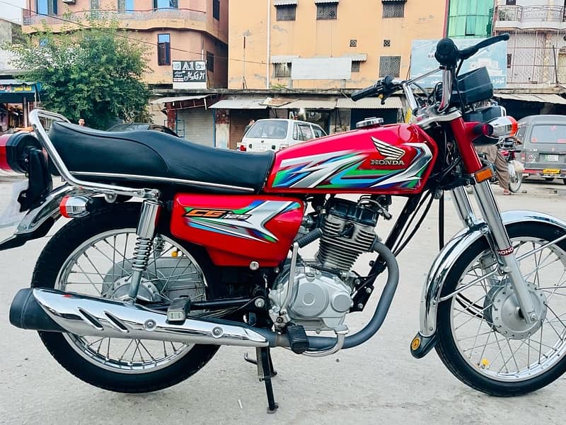 Honda 125 2023 model islambad numbr 2