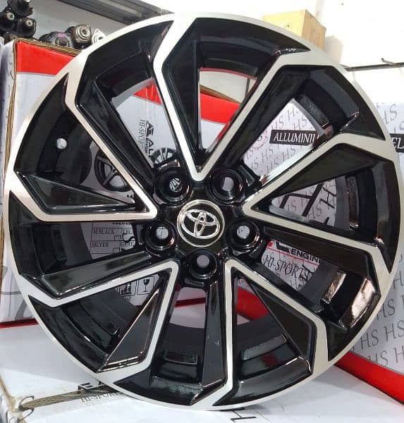 HS alloy rims Lahore. . . 1