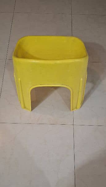 Kids comfortable sitting pure plastic chair 1