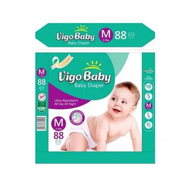 VIGO BABY DIAPERS MEGA PACK ALL SIZES 1