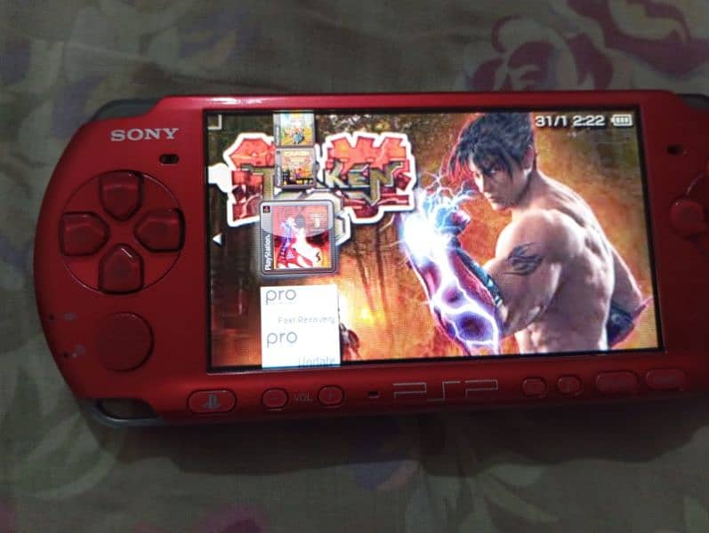 PSP Slim 3003 model with 8GB Memory card & original adapter 5