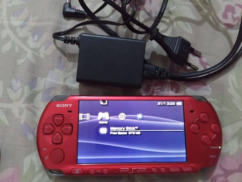 PSP Slim 3003 model with 8GB Memory card & original adapter 6