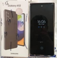 Galaxy A52 Black Color For Sale